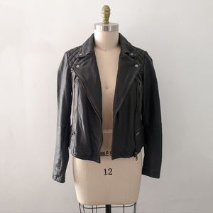 All Saints Cargo Leather Jacket